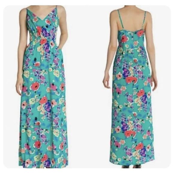 Yumi Kim - Abstract Floral Print Maxi Dress - Picture 1 of 16